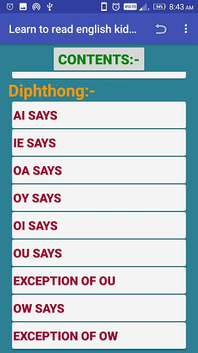 Learn to read English kids 1 screenshot 3