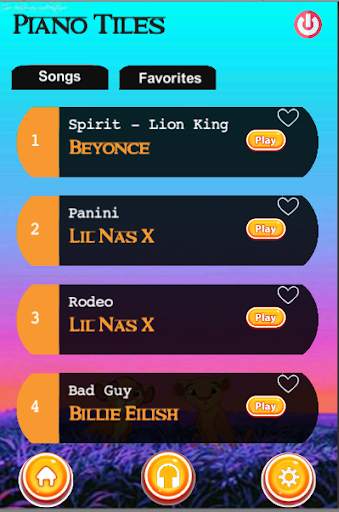 Lion - King 🎹 Piano Tiles screenshot 2