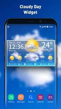 Live weather & clock widget screenshot 4