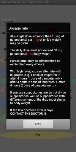 Medicines- Drugs- Dosage- Fever screenshot 7