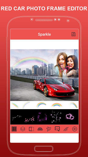 Red Car Photo Frame Photo Editor screenshot 2