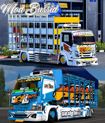 Download Mod Bussid Bus Ceper Knalpot Serigala screenshot 1