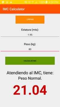 IMC Calculator screenshot 1
