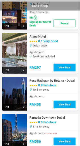 dubai hotel booking screenshot 4