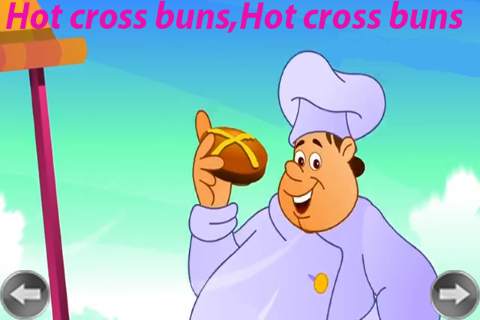 Kids Rhyme Hot Cross Buns screenshot 2
