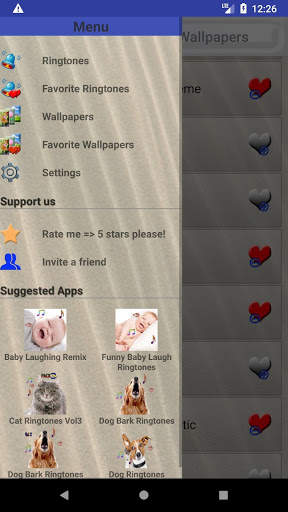 Love Ringtones and Love Wallpapers 3 تصوير الشاشة