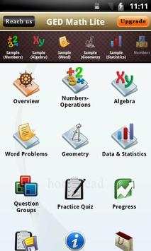 GED Math Lite screenshot 1