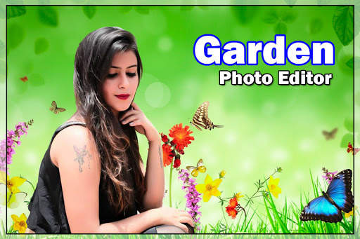 Garden photo frames : Cut paste editor screenshot 3