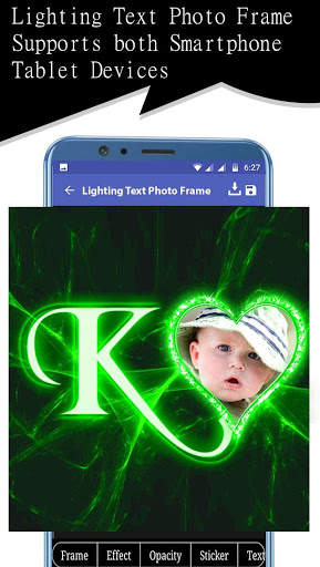 Lighting Text Photo Frame screenshot 6