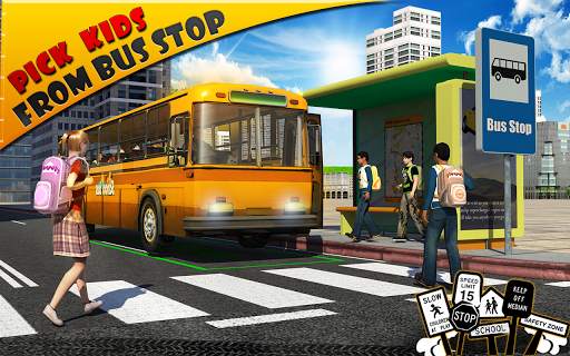 Schoolbus Driver 3D SIM screenshot 11