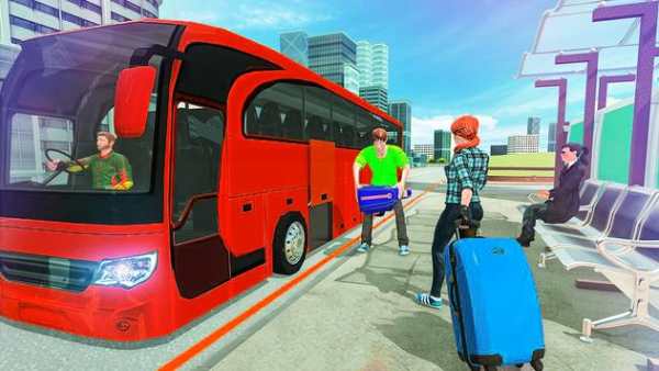 City Bus Coach Driver Game 3D : Bus Games screenshot 1