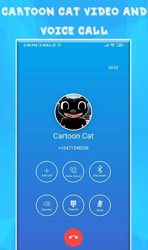 Cartoon Cat Game Fake Call & Video screenshot 4