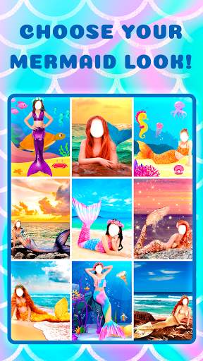 Mermaid Photo Editor 💙 screenshot 2