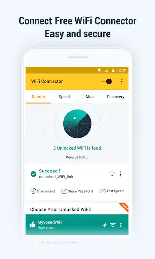 WiFi Key Connector: Free Password and WiFi Map screenshot 1