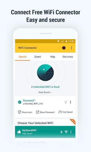 WiFi Key Connector: Free Password and WiFi Map स्क्रीनशॉट 1
