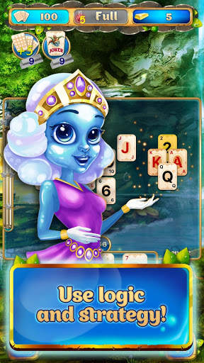 Solitaire pyramid card game for training brain screenshot 4