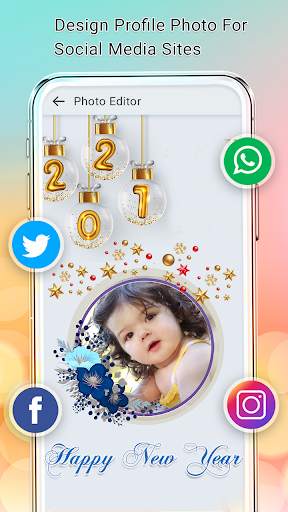 Happy New Year 2021 Photo Editor screenshot 5
