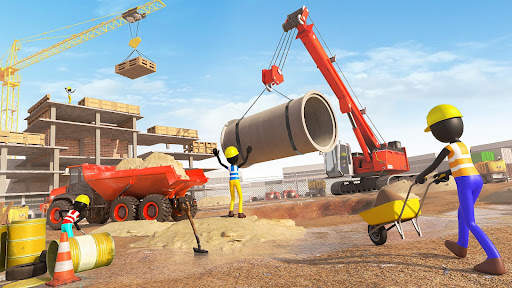 Stickman City Construction screenshot 7