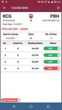 Indian IRCTC NTES railway app screenshot 1