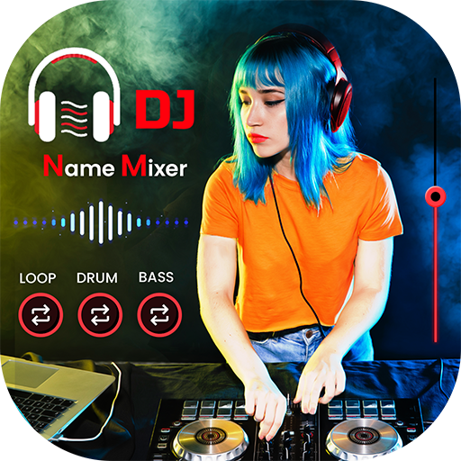 DJ Name Mixer with Song - Mix Name to Music Player icon