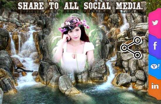 Waterfall Photo Frames 4 تصوير الشاشة