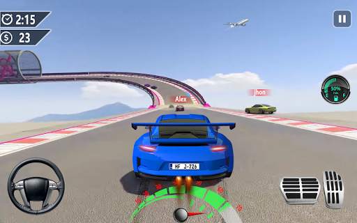 Extreme 3D Car Stunts : GT Racing Crazy Tracks screenshot 4