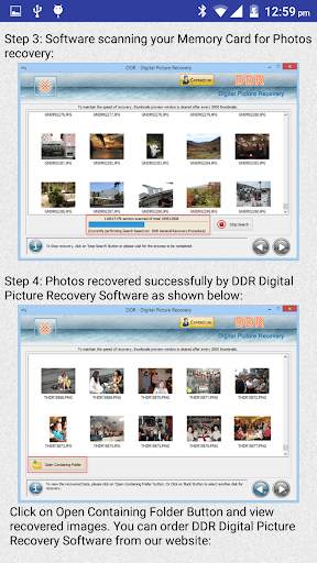 Photos Recovery Software Help screenshot 4