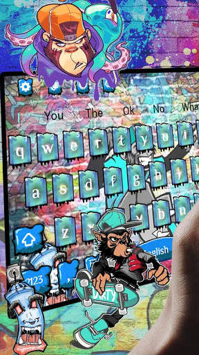 Skate Graffiti Keyboard Theme screenshot 1