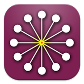 Radiation detector Atom Simple icon