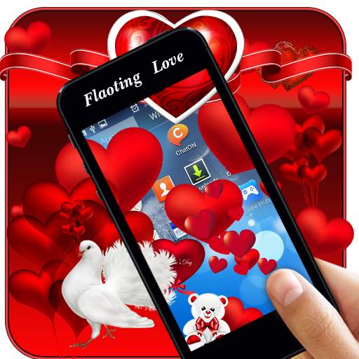 Floating Love Fall & Theme Pattern Lock Screen 1.0
