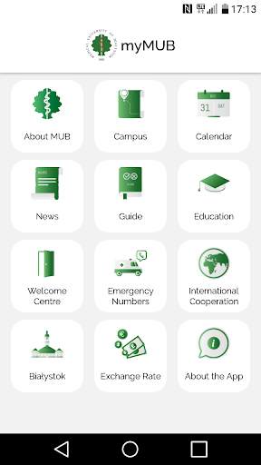 myMUB screenshot 1