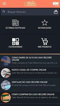 Cash Record Compra Online screenshot 2