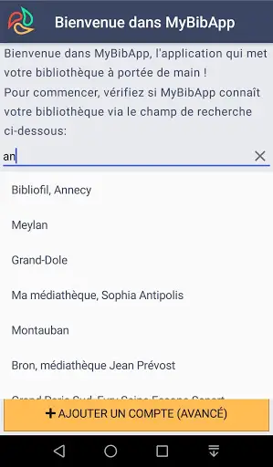 MyBibApp screenshot 2