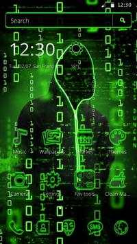Neon Secret Hacker Launcher Theme screenshot 5