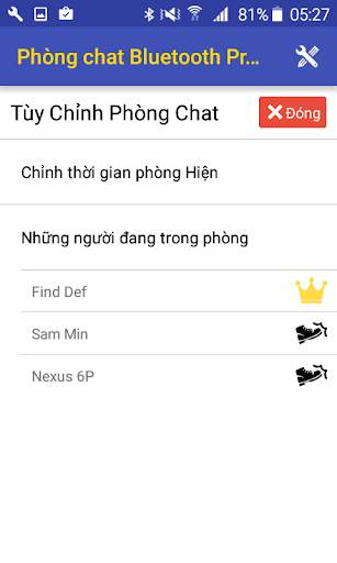 Phòng chat Bluetooth - Premium screenshot 5