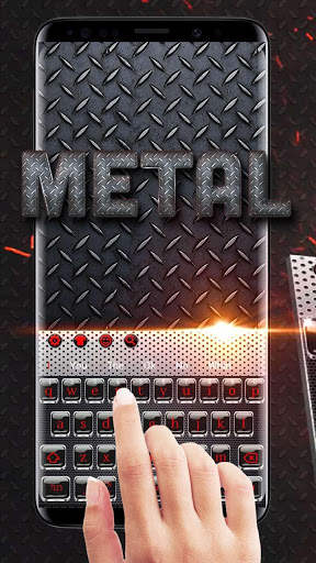 Red Metal Gun Keyboard screenshot 1