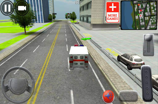 City Ambulance Driving 3D screenshot 4