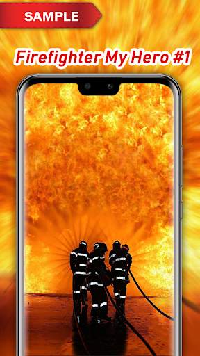 Firefighter My Hero Wallpaper screenshot 2