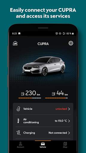 CUPRA CONNECT App screenshot 1