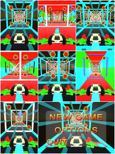 Real Flying Car -Speed Tron Cube Tunnel Trouble 3D स्क्रीनशॉट 8