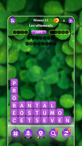 Briser des Mots：Jeu de Puzzle les Blocs de Mots screenshot 1