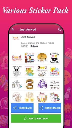 Latest stickers and stickers maker screenshot 2