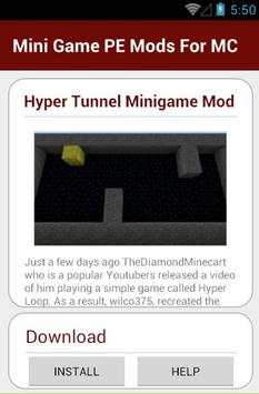 Mini Game PE Mods For MC स्क्रीनशॉट 3