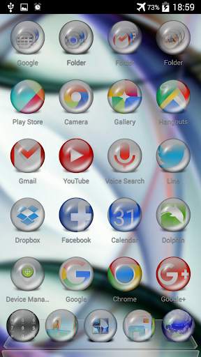 Next Launcher Theme Sphere screenshot 4