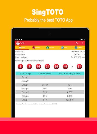 TOTO Live Result - Singapore screenshot 6