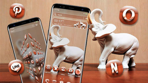 Cute Elephant Launcher Theme screenshot 3