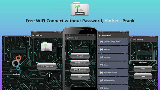 Free WIFI Connect without Password, Hacker - Prank screenshot 1
