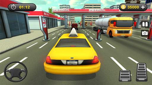 Taxi driving Simulator 2020-Taxi Sim Driving Games screenshot 1