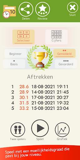Mentale berekening (Wiskunde) screenshot 5