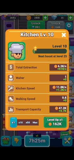 Idle Cooking & Dash скриншот 2